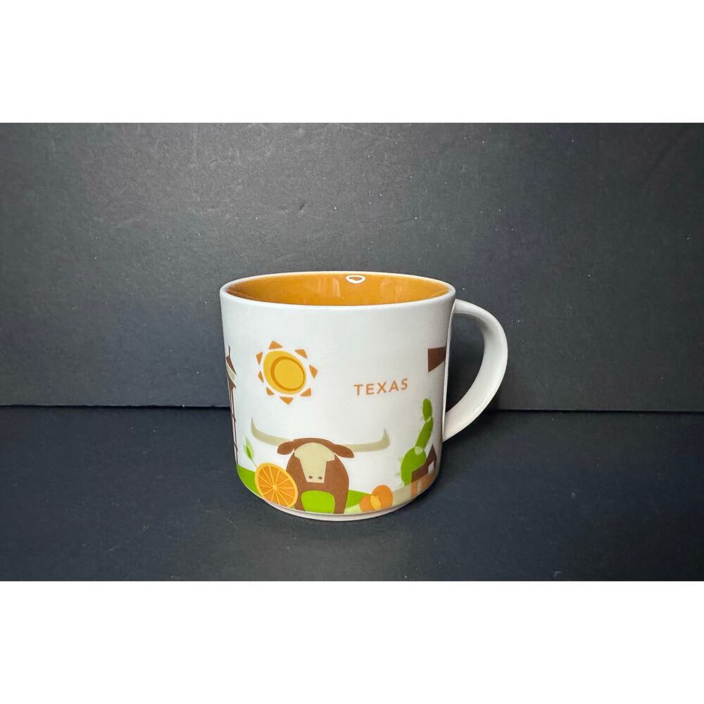 Starbucks You Are Here Collection Big Coffee Mug Cup Texas 2015 14 Oz